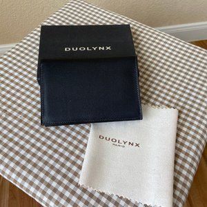 DUOLYNX Men's Black Bifold Leather Wallet Purse Cards Holder Organizer (New)